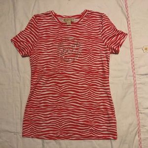 Michael Kors | Womens Orange/Wht Tiger Print